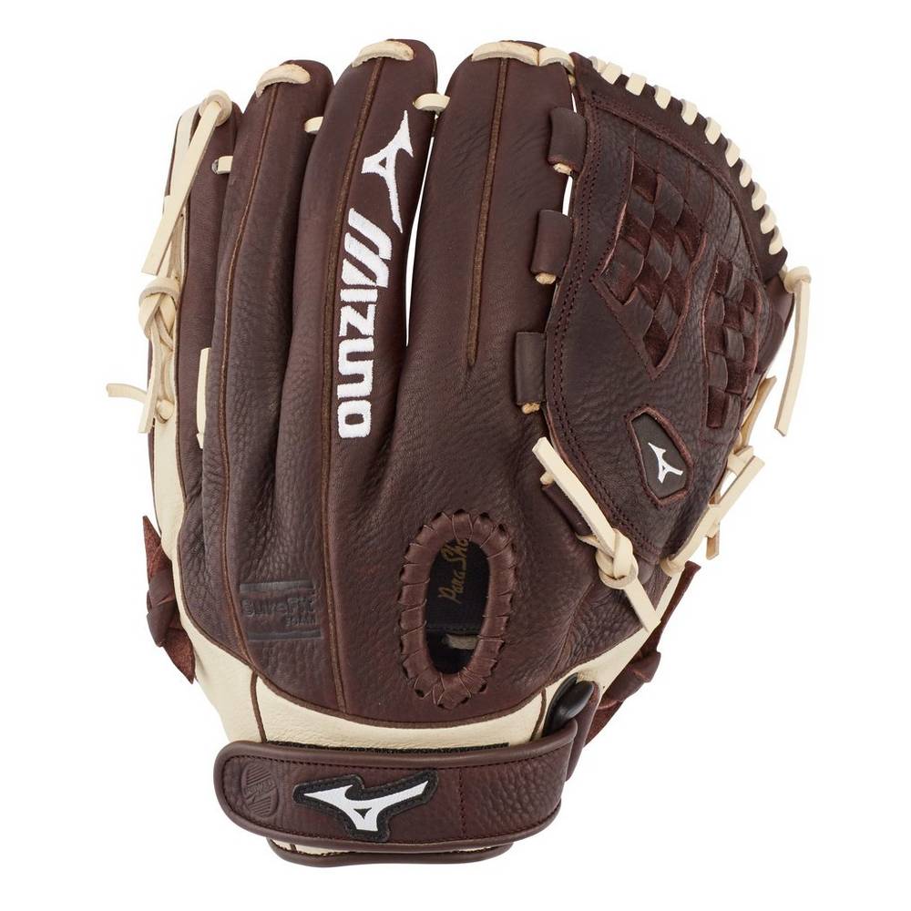 Mizuno Women's Franchise Series Fastpitch Softball Glove 12" Coffee/Silver (312715-SYH)